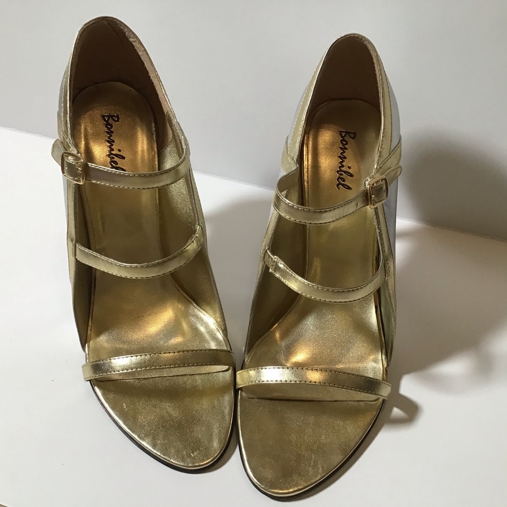 bonnibel gold & silver sandal